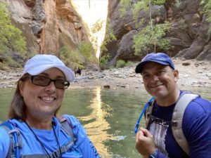 Mr. Charron at Zion National Park.